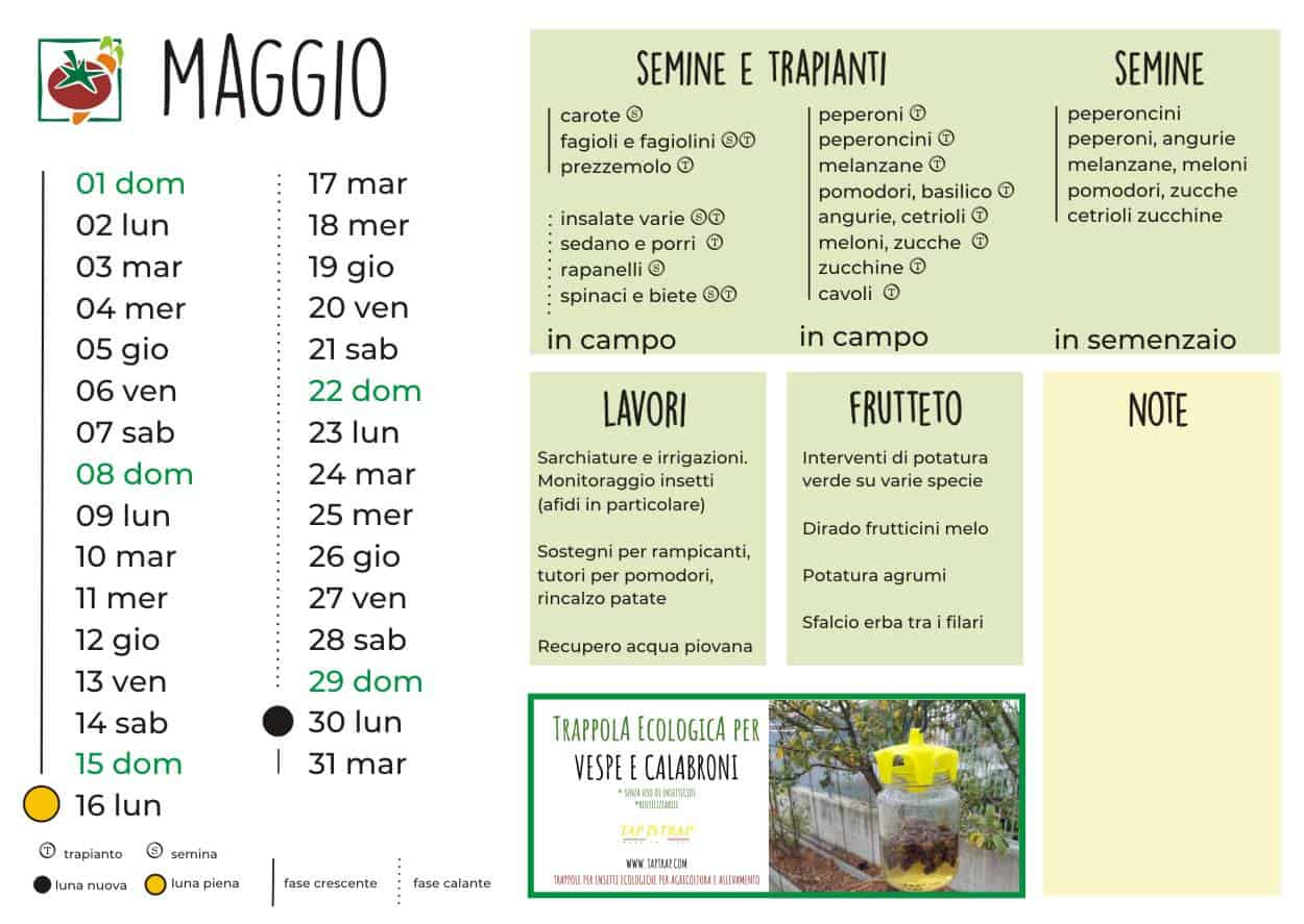 47+ Calendario Aprile Maggio almanacco di oggi luna